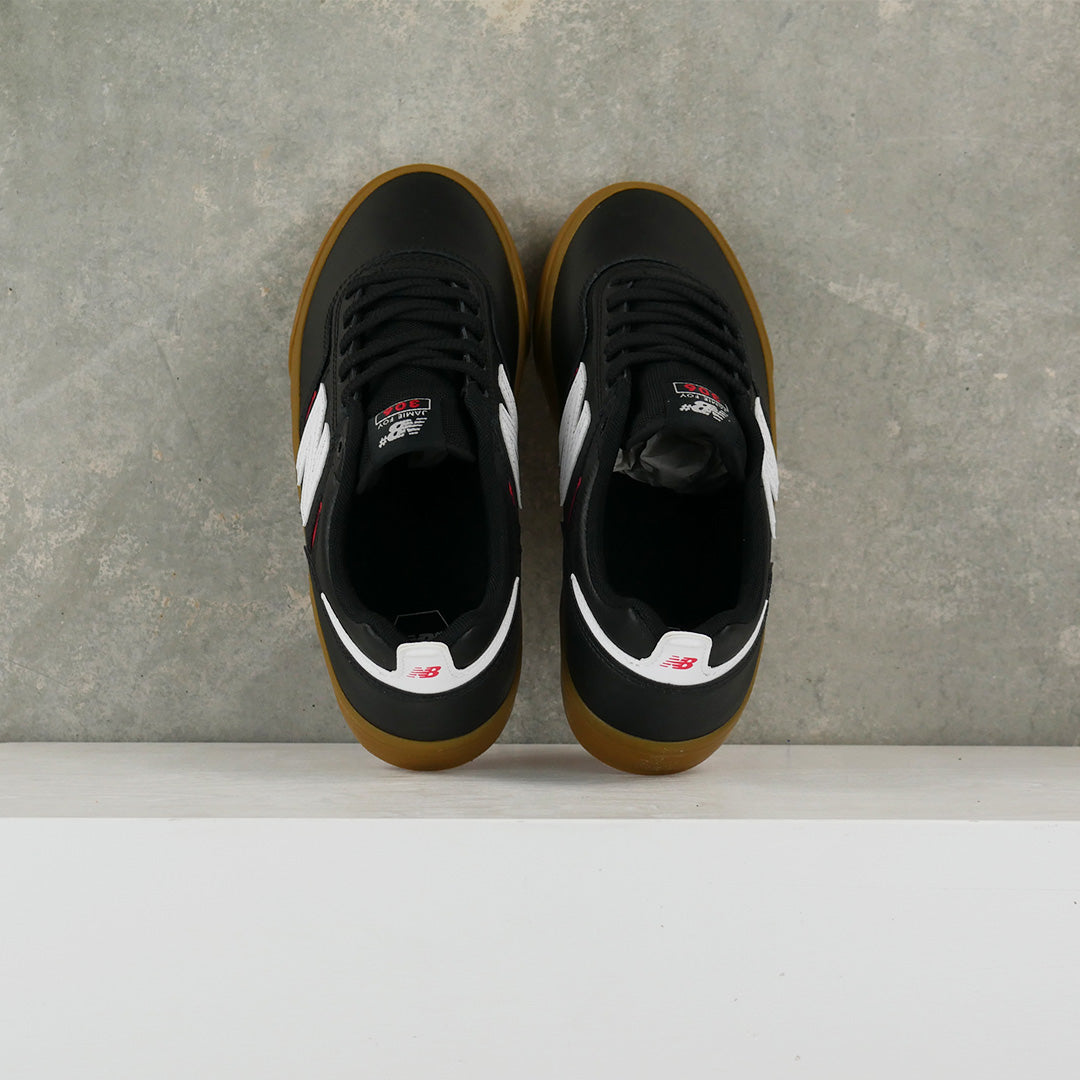 New Balance Numeric Jamie Foy 306 Shoes - Black / Gum