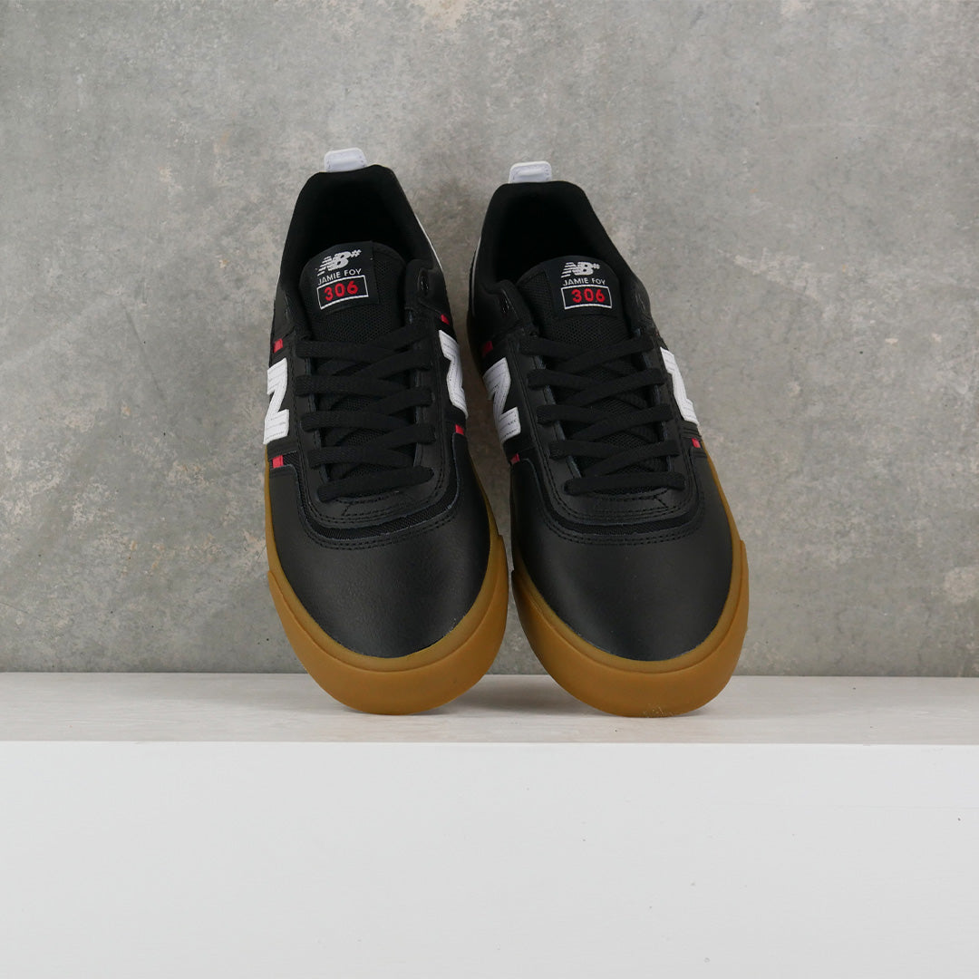 New Balance Numeric Jamie Foy 306 Shoes - Black / Gum