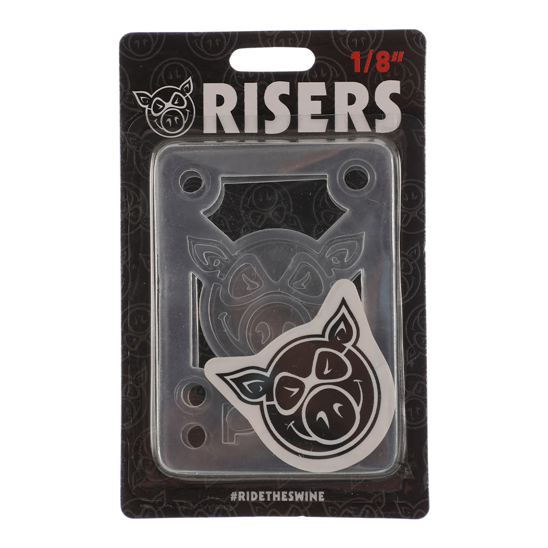Pig 1/8" Soft Risers Clear