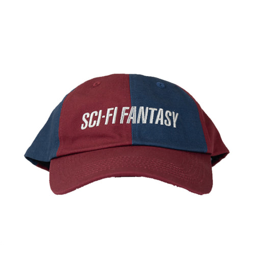 Sci-Fi Fantasy 2 Tone Hat (Wine/Navy)