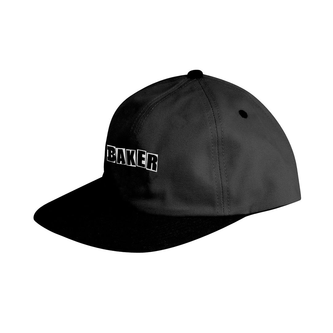 Baker Brand Logo Snapback (Black/White)