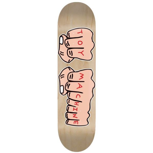 Toy Machine Fists Natural Deck (8.38")