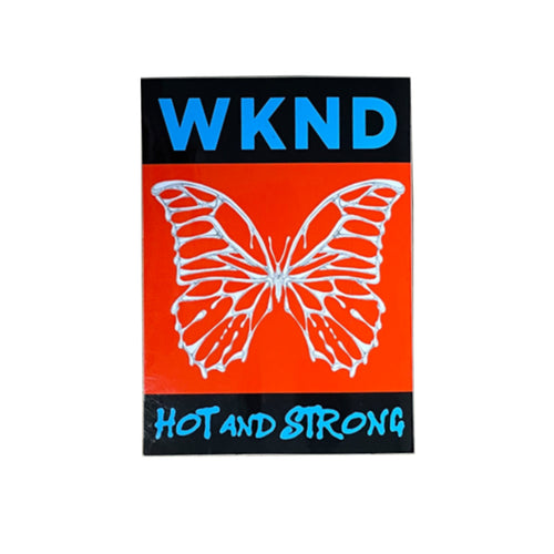 WKND Hot and Strong Sticker
